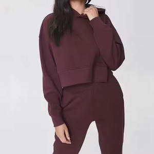 Vêtements de sport Sweat à capuche et pantalons de survêtement surdimensionnés à imprimé bouffant Ensemble de joggeurs décontractés Vêtements de sport à capuche pour femmes - Product Image 6