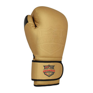 Guantes de boxeo de cuero genuino transpirables personalizables Características impermeables Etiqueta privada para la venta en línea - Product Image 3