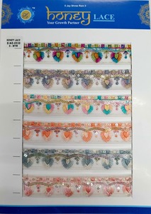 ผ้าลูกไม้ปักลายดอกไม้หลากสีสำหรับงานแต่งงานสิ่งทอในบ้านหรูหราแบบทำมือตกแต่งเสื้อผ้าสไตล์ดอกไม้ - Product Image 2