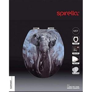 Abattant de toilette Spirella « Éléphant » en polyester, divers coloris, 37 x 43,5 cm - Product Image 4