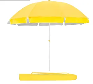 Рекламный, оптовая продажа, высокое качество, печать логотипа на заказ, большие ультрафиолетовые складные пляжные зонты от солнца