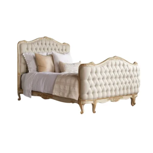 Lit doux lit king size meubles avec tissu pour hôtel villa chambre appartement au meilleur prix de l'usine directe d'Indonésie - Product Image 5