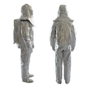 Traje de Rescate de Aramida, Túnica Ignífuga para Bomberos, Traje de Bombero de Cuerpo Completo para Emergencias de Incendio - Product Image 3