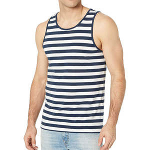 Camiseta sin mangas Lisa ajustada con logotipo personalizado barato de fábrica, camiseta sin mangas de algodón 100% para entrenamiento para hombre, recortada - Product Image 4