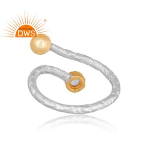 แหวนพลอยบุษราคัมสีเงินแท้ปรับได้เครื่องประดับสำหรับผู้หญิงของขวัญแบบสั่งทำสำหรับผู้หญิง - Product Image 4