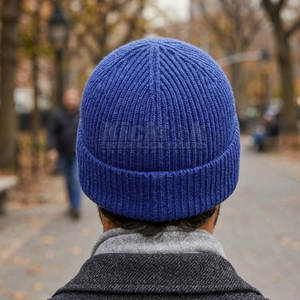 Gorro de Punto Moderno y a la Moda, Unisex, de Algodón/Lana, Ajustable, Estilo Urbano, Ligero, para Invierno, Uso Diario, Casual, al Aire Libre - Product Image 3