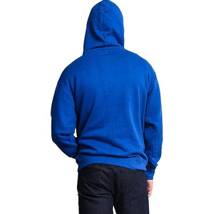 Sweat à capuche en coton peigné pour homme, vente en gros, sweat à capuche en coton peigné, sweat à capuche bleu royal - Product Image 1