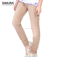 Jeans en denim pour femme, coupe slim, tendance, de qualité supérieure, prix compétitif, séchage rapide, tissu durable