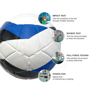 Ballon de football professionnel personnalisé, nouveau design, cuir PVC, utilisation en salle, disponible en différentes couleurs, vente en ligne - Product Image 5