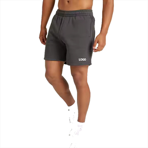 Shorts pour hommes à double couche structurés pour la salle de sport, favorisant des transitions de mouvement rapides avec une performance active légère - Product Image 3