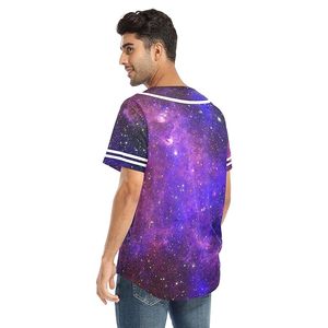 Camiseta de béisbol de nuevo diseño de alta calidad para hombre, uniforme multicolor personalizable con impresión de logotipo definida por el usuario - Product Image 3