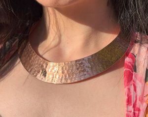 Collar de alta calidad hecho a mano de cobre Vintage, colgante bohemio único, regalo de estilo tradicional moderno, el mejor regalo de Navidad para mujer - Product Image 5