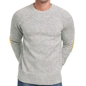 Suéteres de hombre de lana de algodón de último diseño de calidad superior al por mayor nuevo suéter de hombre hecho a medida liso para ropa de invierno - Product Image 1