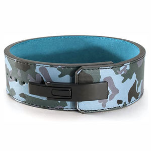 Ceinture de musculation en cuir de vachette personnalisée en gros, design au choix, respirante, soutien lombaire, boucle, squats, ceinture de gym, fitness - Product Image 1