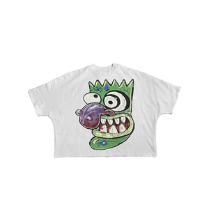 T-shirts pour hommes 100% coton de haute qualité Logo personnalisable et couleur T-shirt blanc lourd avec motif d'épaule - Product Image 2