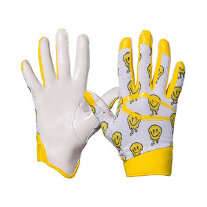 Gants de récepteur de football américain d'équipe adulte de conception personnalisée légère pour l'entraînement et le match Gants de football personnalisables - Product Image 1