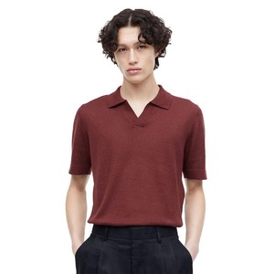 2025 Offre Spéciale Logo personnalisé de haute qualité tricoté pour les chemises imprimé couleur unie décontracté Golf hommes séchage rapide à manches courtes - Product Image 1