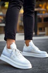 Mancini Chaussures de marche pour homme CH2408 TBT Fusion Noir Blanc Anthracite Beige - Product Image 3