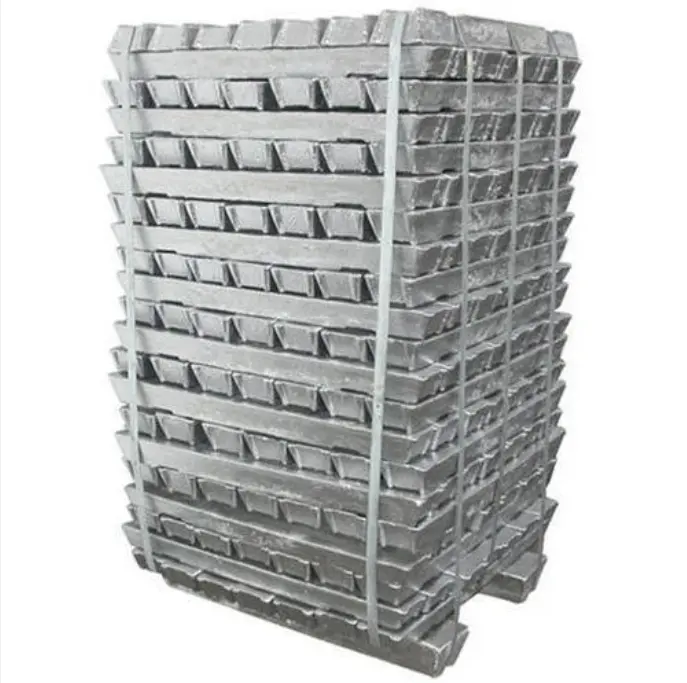 Grosir kualitas terbaik aluminium Aloi seng Ingot aluminium 99.9% aluminium