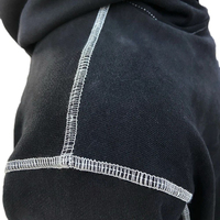 Ensemble de survêtement respirant en molleton technique pour homme, coupe classique, 100 % coton, pantalon empilé et sweat à capuche, écologique et à séchage rapide