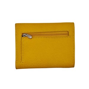 Carteras de cuero genuino para mujer Premium Trifold OEM Venta al por mayor Lujoso forro suave RFID Tarjetero de alta calidad para mujer - Product Image 5