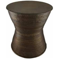 Table basse ronde en métal artisanale de qualité supérieure, personnalisée, pour chambre à coucher et salon