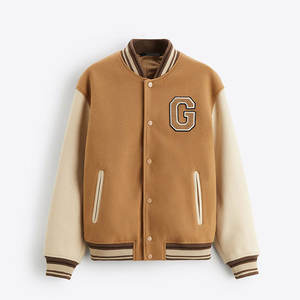 Chaqueta Letterman Urbana para Hombre, Diseño Casual de Invierno, Transpirable y Ecológica, Perfecta para Uso Diario - Product Image 1