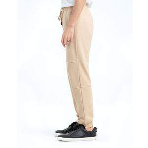 Pantalones de chándal de algodón personalizados para hombre, pantalones de entrenamiento de ajuste atlético, ropa de gimnasio transpirable suave, pantalones con puños - Product Image 4