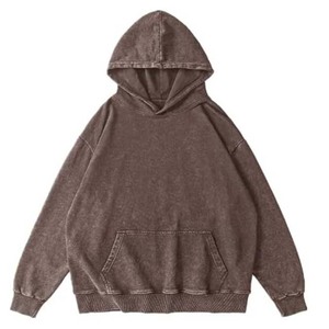 Nouveau design de qualité supérieure, sweat-shirts à capuche pour hommes, respirant, mélange polyester/coton, séchage rapide, style délavé à l'acide, broderie, hiver - Product Image 2