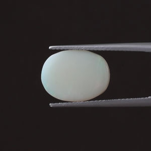 Natural White Opal Loose 3.89 Carat Oval Cut 14x11mm IGI Certified Hand Cut <b>Polished</b> <b>Waxing</b>/Oiling Treated Wholesale Jewelry - Product Image 2
