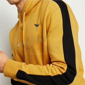 Wholesale luxury <b>material</b> Custom Logo Pullover High Quality 100% Cotton Causal Wear Hoodies For Mens - Product Image 5