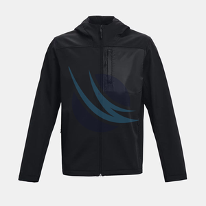 Chaqueta Impermeable con Capucha para Hombre, de Secado Rápido, Estilo Urbano, para Invierno, de Poliéster, Tejido Personalizado - Product Image 1