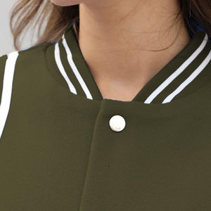 Fournisseur direct d'usine, veste universitaire sur mesure pour femmes, vestes universitaires sur mesure pour femmes avec manches longues - Product Image 4