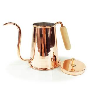 Cafetera Árabe de Cobre Hecha a Mano de Lujo de Anatolia Coffee House, 600 ml, Diseño Clásico, Juego de Café en Existencia - Product Image 5