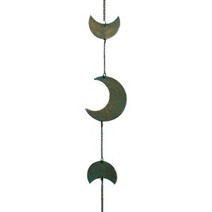 Mango Gifts Recycled Iron <b>Moon</b> <b>Phase</b> <b>Wall</b> Hanging <b>Art</b> Bohemian 95 cm Length Set of 5 Pcs for <b>Moon</b> Lovers Home Dcor - Product Image 4