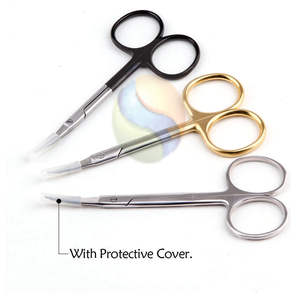 Ciseaux à cuticules de précision, outil de manucure en acier inoxydable, ciseaux à cuticules incurvés EliteEdge |   Ongles professionnels - Product Image 3