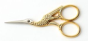 Stainless Steel Sharp Tip <b>Scissors</b> Crane Design <b>Sewing</b> <b>Scissors</b> Dressmaker <b>Scissors</b> for Embroidery Craft - Product Image 4