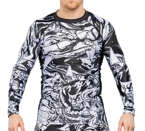 Superventas personalizado sublimación impresa todo manga completa Fitness Wear Rash Guards para hombres transpirable y venta muy barata - Product Image 1