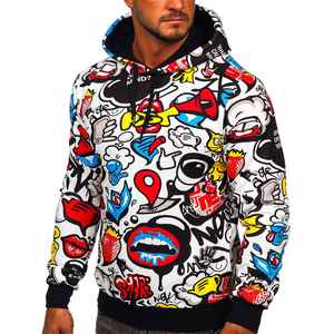 Vente en gros de nouveaux hommes hiver sweats à capuche sublimés pull lourd manches longues sweats à capuche pour hommes 100% coton à capuche pour hommes Oem - Product Image 3