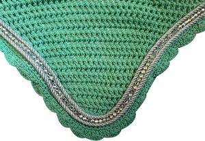 Équitation équestre de qualité supérieure personnalisé polyester coton insonorisé oreille Bonnet équine mode cheval mouche masque voile - Product Image 5