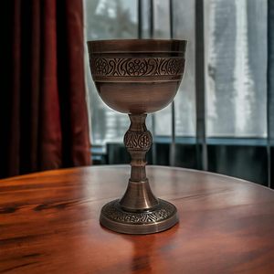 Calice à vin en laiton écologique fait à la main, gobelet moderne pour la maison et le bar - Product Image 3