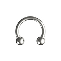 Anneau de nez en acier inoxydable en forme de U, bijoux de piercing corporel basiques, vente en gros personnalisée, fabricant OEM ODM, fournisseur direct d'usine