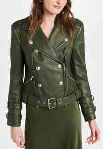 Veste en cuir pour femme à quantité minimale de commande bas nouveauté veste en cuir pour femme veste en cuir de haute qualité pour femme sur mesure - Product Image 6