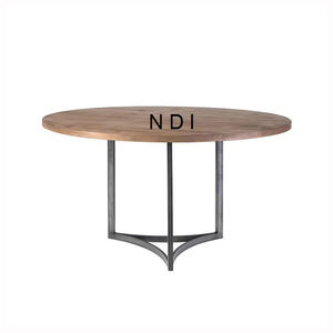 Table basse en fil de fer métallique noir thermolaqué, forme personnalisée, articles très vendus pour restaurants et cafés - Product Image 6