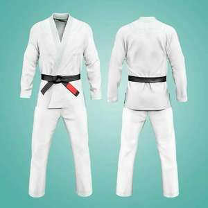 Uniformes de artes marciales con estampado personalizado BJJ Gi de algodón unisex, puntada personalizada - Product Image 2