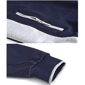 Personnalisé en gros bonne qualité hommes survêtement athlétique pleine fermeture éclair sports décontractés jogging gym survêtement personnalisé style mode - Product Image 3