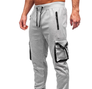 Pantalons de survêtement pour hommes de haute qualité avec cordon de serrage à la taille, OEM personnalisé, imprimé, nouveau style, vêtements de sport en gros, motif droit - Product Image 6