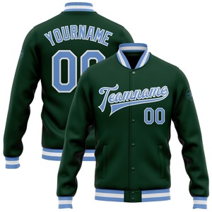 Direct Industry Wholesale Casual Winter Custom <b>Black</b> <b>Red</b>-White Bomber Full-Snap <b>Varsity</b> Letterman <b>Jacket</b> - Product Image 3