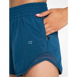 Short taille haute pour femme Logo personnalisé Vêtements de salon en molleton de coton doux Short cargo Style sexy Techniques lavées Fourniture en gros - Product Image 1