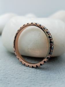 แหวนหมั้นเพชรเม็ดเดี่ยวแบบแฟนซีแหวนแต่งงาน VVS Moissanite รับประกันความพึงพอใจของ100% ทอง14K 18K 925ปาร์ตี้สเตอร์ลิง - Product Image 4